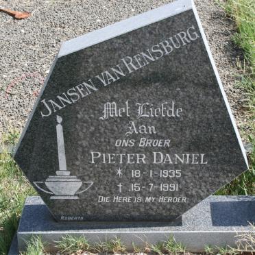 RENSBURG Pieter Daniel, Jansen van 1935-1991