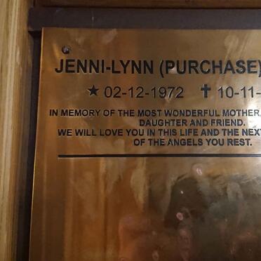 REILLY Jenni-Lynn nee PURCHASE 1972-2014