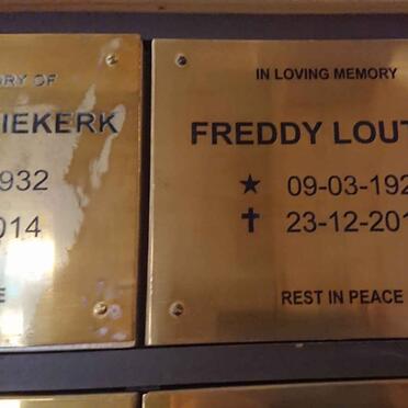 LOUTFIE Freddy 1929-2014