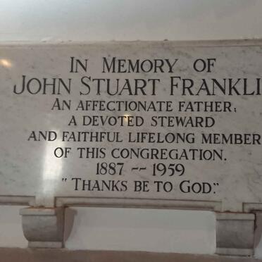 FRANKLIN John Stuart 1887-1959