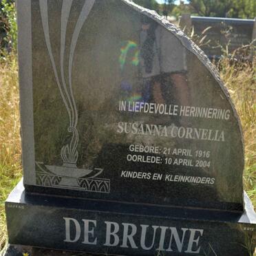 BRUINE Susanna Cornelia, de 1916-2004
