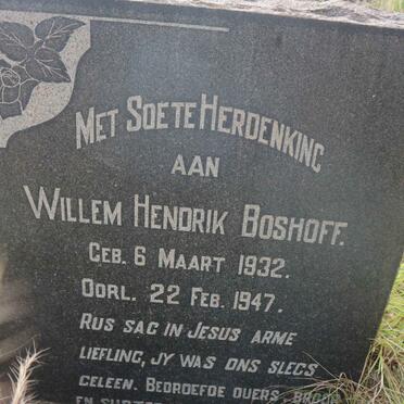 BOSHOFF Willem Hendrik 1932-1947
