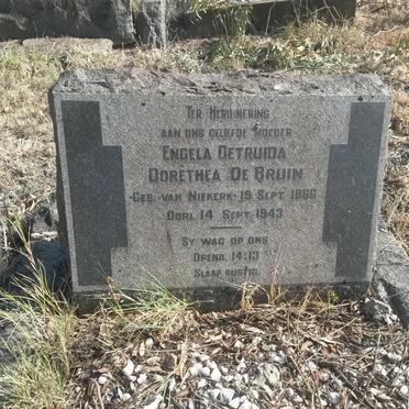 BRUIN Engela Getruida Dorethea, de nee VAN NIEKERK 1866-1943