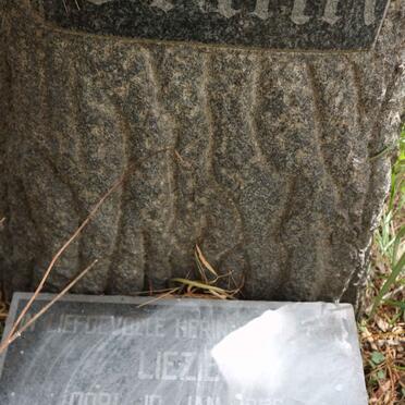 BRINK Pieter Izak Willem 1870-1948 &amp; Ouma ACKERMAN 1875-1964 :: BRINK Liezie -1959