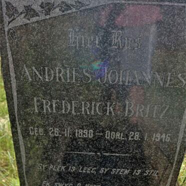 BRITZ Andries Johannes Frederick 1890-1946