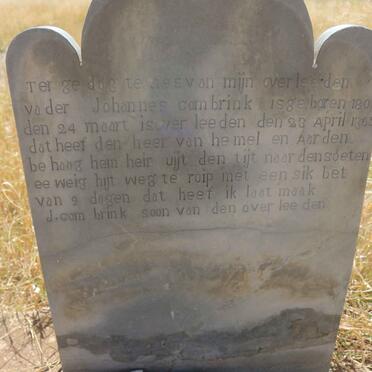 COMBRINK Johannes 1805-1865