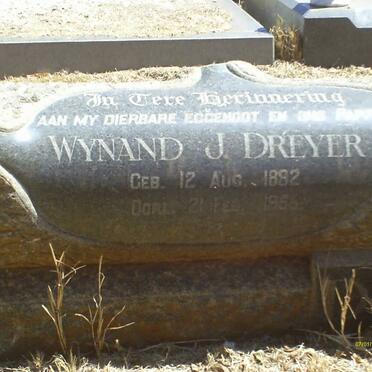 DREYER Wynand J. 1892-1955