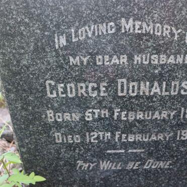 DONALDSON George 1903-1943