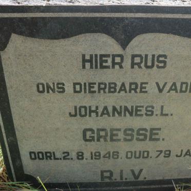 GRESSE Johannes L. -1946