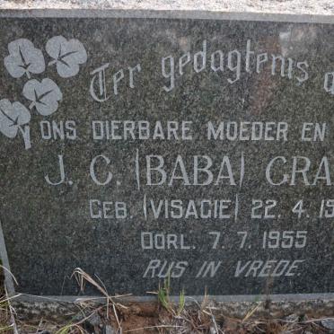 GRAHAM J.C. nee VISAGIE 1919-1955