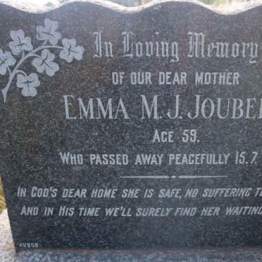 JOUBERT Emma M.J. -1947