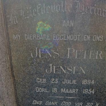JENSEN Jens Peter 1894-1954