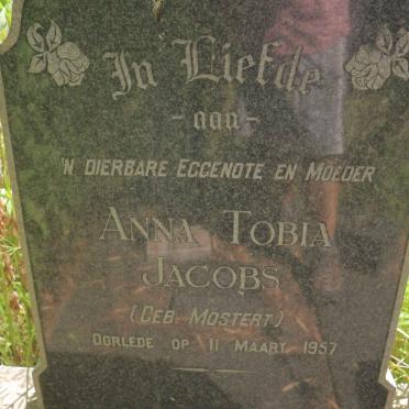 JACOBS Anna Tobia nee MOSTERT -1957