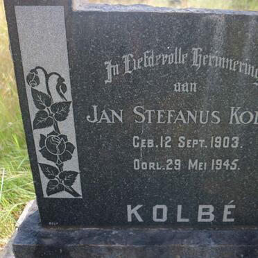 KOLBE Jan Stefanus 1903-1945