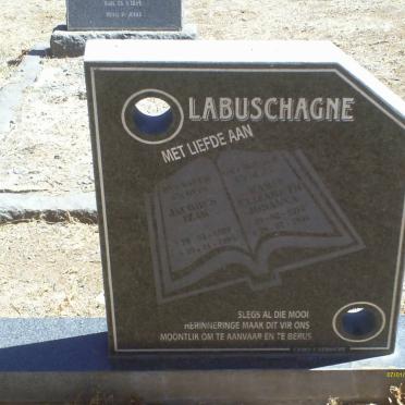 LABUSCHAGNE Jacobus Izak 1920-1993 &amp; Maria Elizabeth Johanna 192?-199?