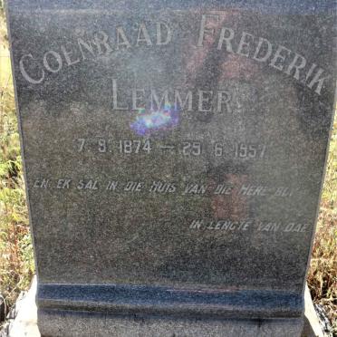 LEMMER Coenraad Frederik 1874-1957