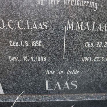 LAAS J.C.C. 1896-1948 &amp; M.M.A. LOUW 1899-1954