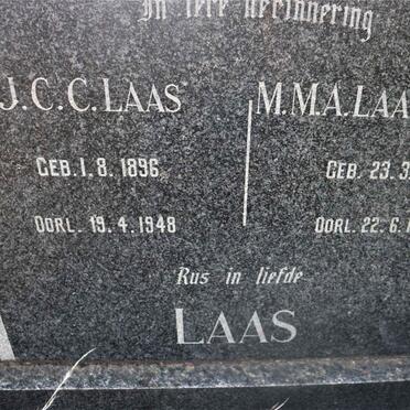 LAAS J.C.C. 1896-1948 &amp; M.M.A. LOUW 1899-1954