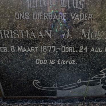 MOUTON Christiaan J. 1877-1963