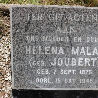 MALAN Helena nee JOUBERT 1876-1945