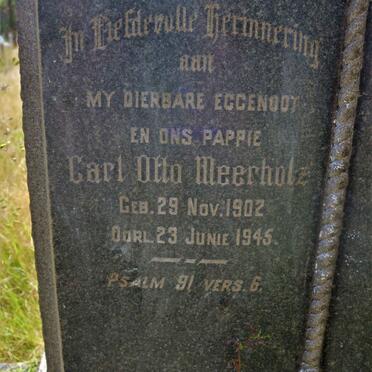 MEERHOLZ Carl Otto 1902-1945