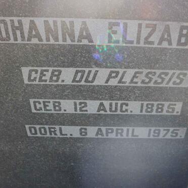 MERWE Jacobus Johannes, v.d. 1884-1945 &amp; Johanna Elizabeth DU PLESSIS 1885-1975