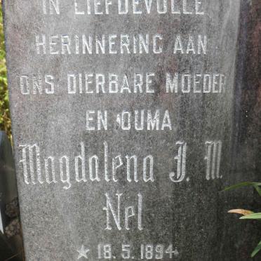 NEL Magdalena J.M. 1894-1977