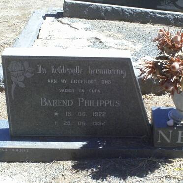 NEL Barend Philippus 1922-1992 &amp; Susara Johanna Susanna 1929-1997 