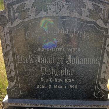 POTGIETER Dirk Jacobus Johannes 1894-1948