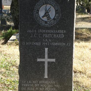 PRITCHARD J.C.C. -1947