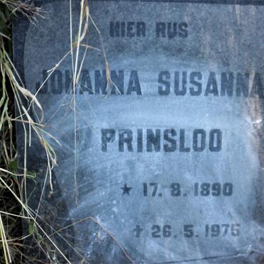 PRINSLOO Johanna Susanna 1890-1975