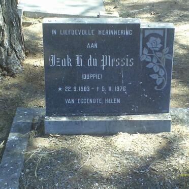 PLESSIS Izak H., du 1903-1976