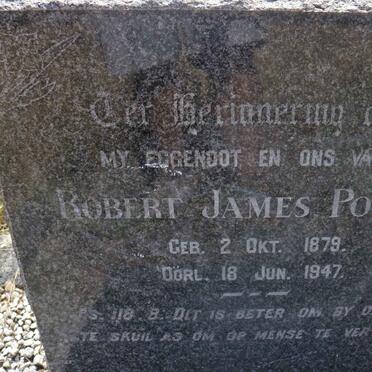 POTTAS Robert James 1879-1947