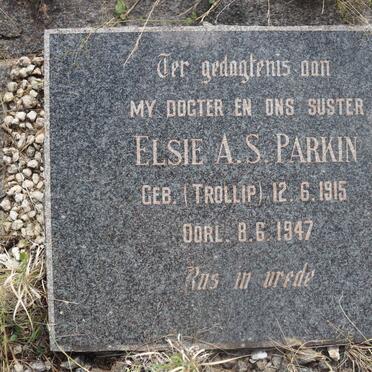 PARKIN Elsie nee TROLLIP 1915-1947