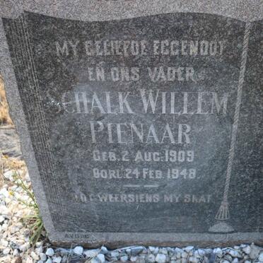 PIENAAR Schalk Willem 1909-1948