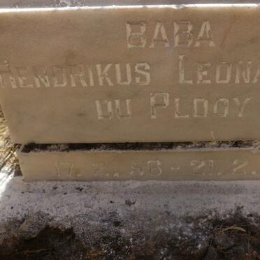 PLOOY Hendrikus Leonardus, du 1956-1956