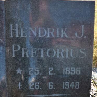 PRETORIUS Hendrik J. 1896-1948