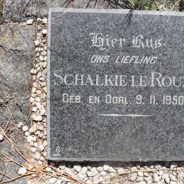 ROUX Schalkie, le 1950-1950