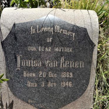 RENEN Louisa, van 1869-1946