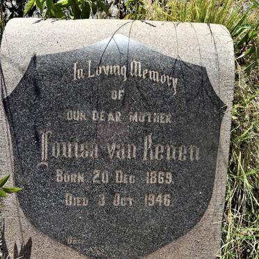 RENEN Louisa, van 1869-1946