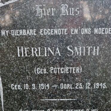 SMITH Herlina nee POTGIETER 1914-1945