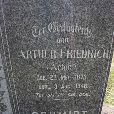 SCHMIDT Arthur Friedrich 1873-1948