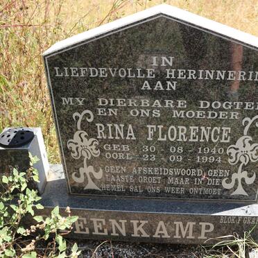 STEENKAMP Rina Florence 1940-1994