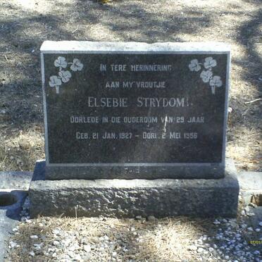 STRYDOM Elsebie 1927-1956