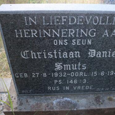 SMUTS Christiaan Daniel 1932-1948