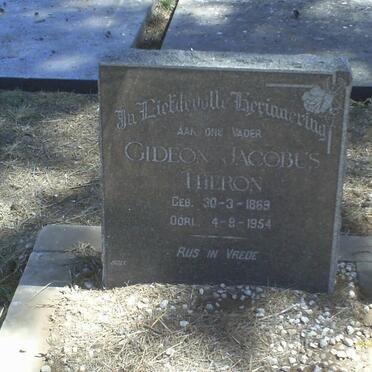 THERON Gideon Jacobus 1869-1954