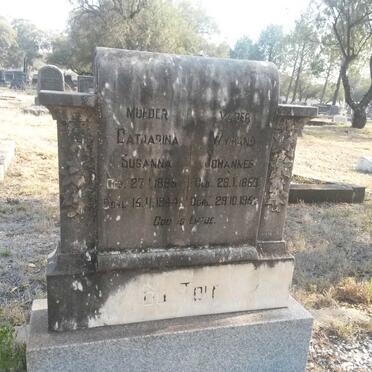 TOIT Wynand Johannes, du 1880-1952 &amp; Catharina Susanna 1885-1944