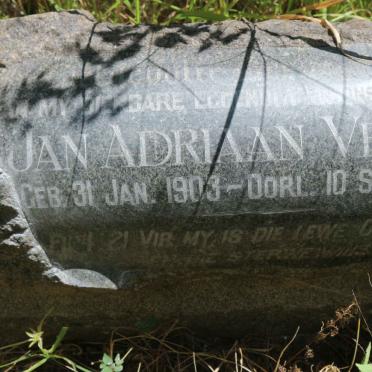 VENTER Jan Adriaan 1903-1954