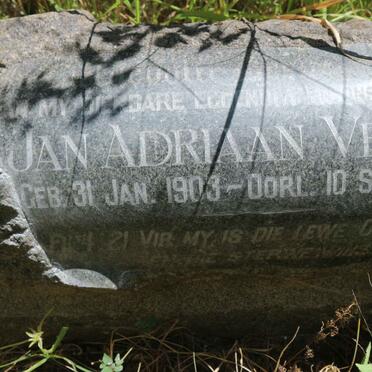 VENTER Jan Adriaan 1903-1954