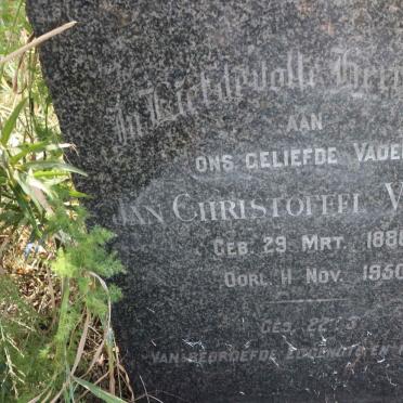 VISAGIE Jan Christoffel 1886-1950